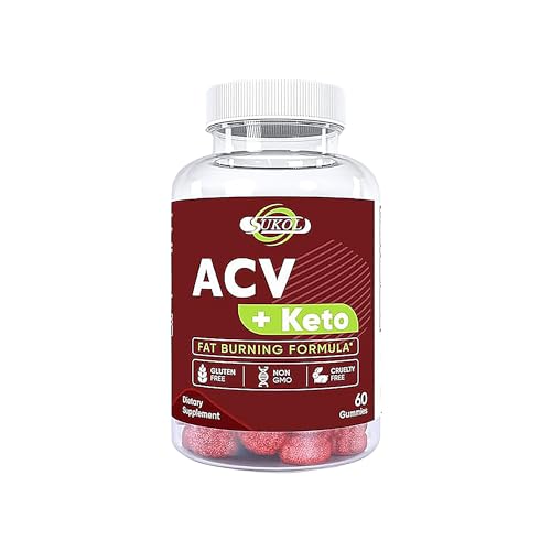 60 Counts Keto ACV Gummies Advanced Formula - Diet Gummies for Women & Men SukolAu supplements