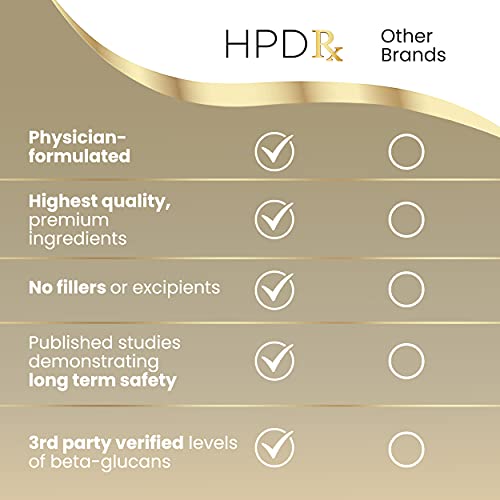 HPD Rx Mushroom Rx Organic Mushroom Extract Blend Max Immunity Dose, Lion’s Mane HPD RxUS supplements