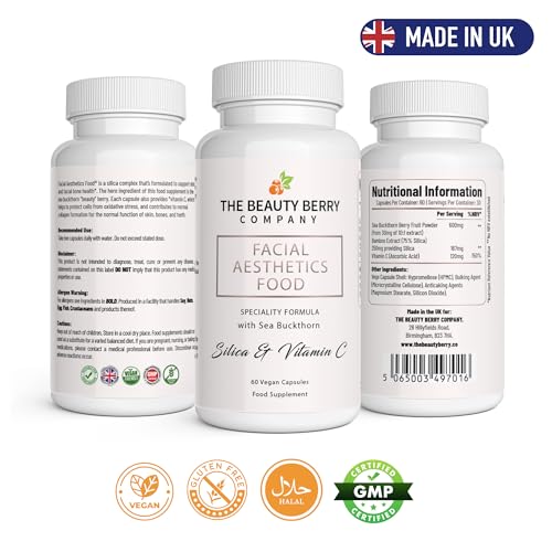 Vegan Collagen Skin Health Supplement for Women & Men, with Sea Buckthorn Berry, Bamboo Silica The Beauty Berry CompanyAu supplements