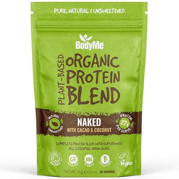 BodyMe Organic Vegan Protein Powder Blend, Cacao Coconut - Unsweetened, Low Carb BodyMeAu supplements