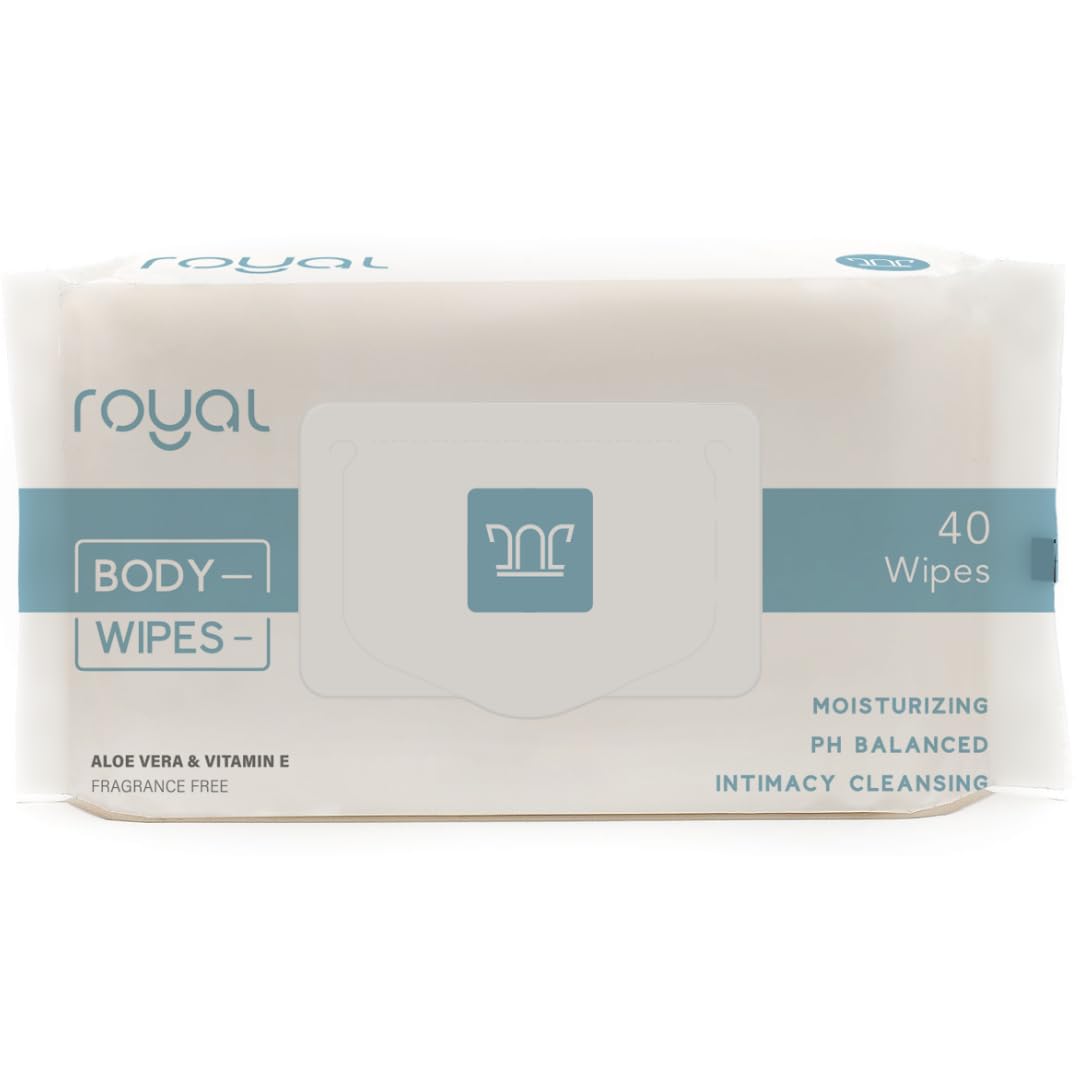 Royal Intimate Cleansing Feminine Wipes for Vaginal Hygiene, Personal Cleansing, Period Care RoyalAu supplements