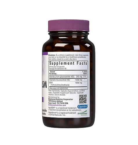 BlueBonnet Vegetarian Glucosamine Plus MSM Supplement, 120 Count ('743715011151) BlueBonnetAu supplements