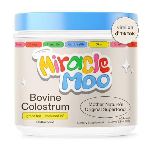 Colostrum Supplement for Gut Health, Hair Growth, Beauty and Immune Support Miracle MooAu supplements