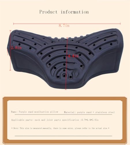 LANYANZI Purple moxibustion Pillow Cervical Vertebra Pillow moxibustion Waist moxibustion Box LANYANZIAu supplements