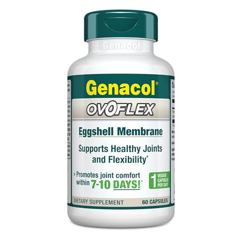 Genacol Ovoflex – Natural Eggshell Membrane Supplement, Support Healthy Joints & Flexibility, Vegetarian Solution for Joint Care, Results in 7 Days, Value Pack, 60 Capsules (60-Day Supply) GenacolAu supplements