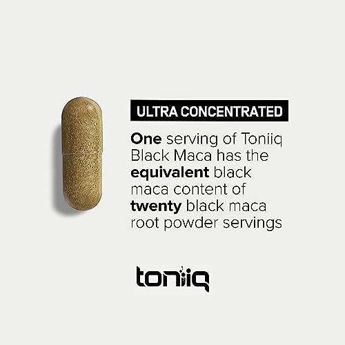 40,000mg Pure Black Maca Root Extract - Ultra Concentrated 20:1 Single Origin Wildcrafted ToniiqUS supplements