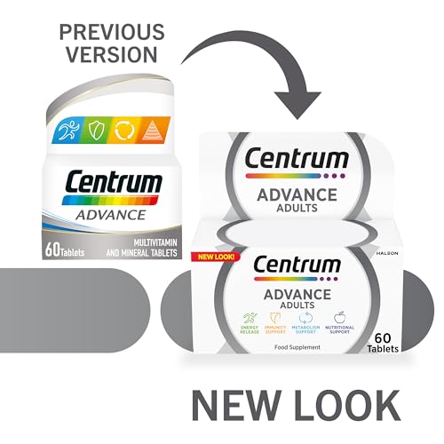 Centrum Advance Multivitamin & Mineral Supplements, 24 essential nutrients including CentrumUS supplements
