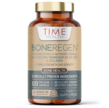 Bone Regen® – Osteo Support – Bone Strength, Density & Fracture Repair – with Calcium, Magnesium, Vitamin D3, K2, Zinc & Collagen Time HealthAu supplements