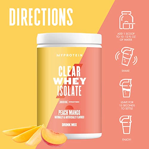 Myprotein® - Clear Whey Isolate - Whey Protein Powder - Naturally Flavored Drink Mix MyproteinUS supplements