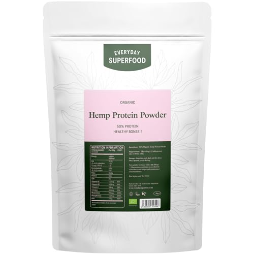Organic Hemp Protein Powder 1kg Hemp Isolate 50% Protein Hemp Cold Pressed Hemp Seeds Powder Everyday SuperfoodAu supplements