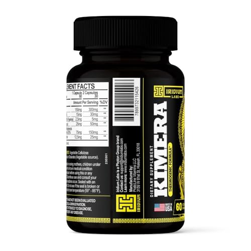 Iridium Labs Kimera Thermogenic Fat Burner - Weight Loss Supplement & Energy Booster Iridium LabsAu supplements