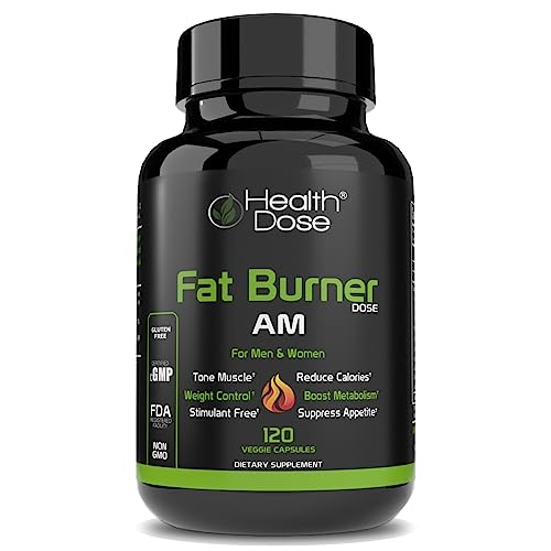 Health Dose Fat Burner AM. Weight Control & Metabolism Boost. For Active Lifestyles. Health DoseAu supplements