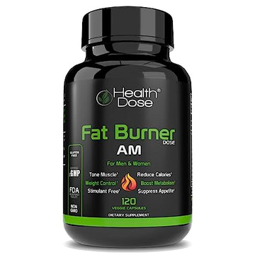 Health Dose Fat Burner AM. Weight Control & Metabolism Boost. For Active Lifestyles. Health DoseAu supplements
