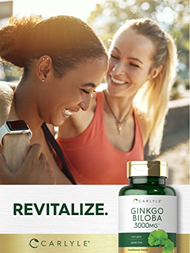 Carlyle Ginkgo Biloba 3000mg | 400 Tablets | Non-GMO, Gluten Free CarlyleAu supplements