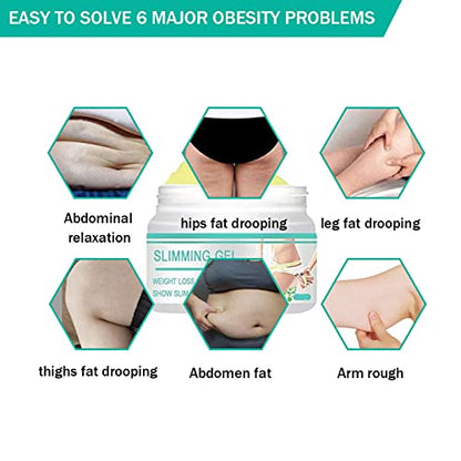 Slimming Cream, Navel Arm Leg Belly Ginger Fat Burning Cream, Weight Loss Skin Firming SURORAINUS supplements