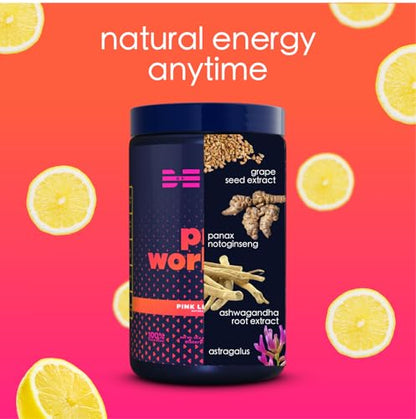 BEAM Be Amazing Vegan Pre-Workout Powder | Energy Booster Powdered Drink with All BEAMUS supplements