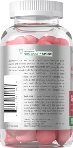 Horbaach Vegan Apple Cider Vinegar Gummies | 90 Count | ACV Supplement | Natural HorbäachUS supplements
