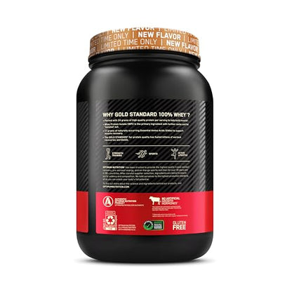 Optimum Nutrition Gold Standard 100% Whey Protein Powder, Cinnamon Roll, 2 Pound Optimum NutritionUS supplements