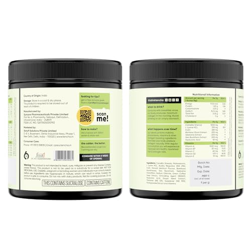 Collagen Supplements for Women & Men, 30 Servings, 150 GM | 100% Vegan Collagen Powder TenchaUS supplements
