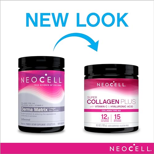NeoCell Super Collagen Plus With Vitamin C and Hyaluronic Acid, For Skin Hydration NeoCellUS supplements