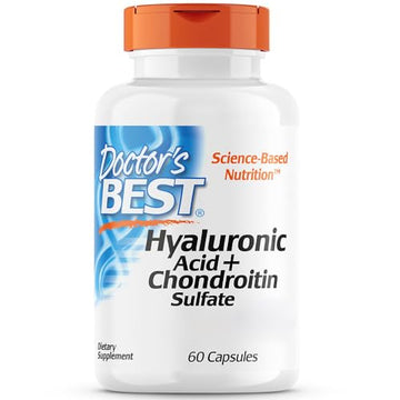 Doctor's Best, Hyaluronic Acid with Chondroitin Sulphate and Collagen, 60 Capsules, Gluten Free, SOYA Free Doctor's BESTAu supplements