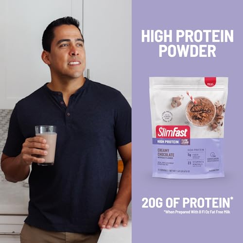 SlimFast High Protein Meal Replacement Powder, 26 Servings, Advanced Nutrition SlimFastUS supplements