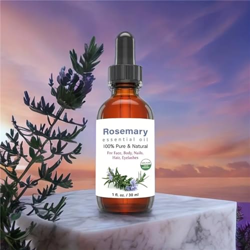 Rosemary Oil Organic Essential Natural Rosemary Oil for Hair, Pure Rosemary Essential Oil for Diffuser, 30ml VDDOAu supplements