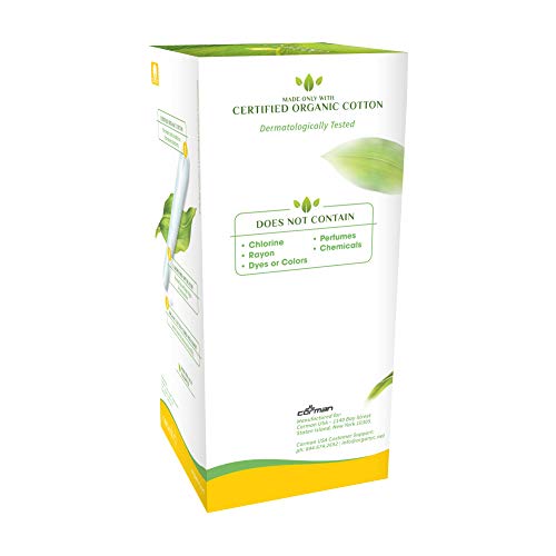 ORGANYC Hypoallergenic 100% Organic Cotton Internal Tampons with Applicator, REGULAR, 16-count OrganycAu supplements