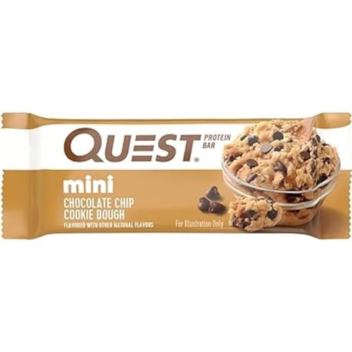 Quest Nutrition Mini Chocolate Chip Cookie Dough Protein Bars, High Protein, Low Carb Quest NutritionAu supplements