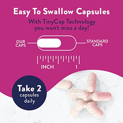 Probiotics for Women | Easy to Swallow Tiny Capsule | with Prebiotics, 60 Billion CFUs WayloUS supplements