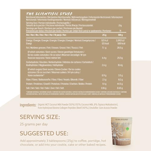 High Protein Bovine Collagen Creamer, Great With Coffee, Hot Chocolate, Smoothies & Porridge Edible HealthAu supplements