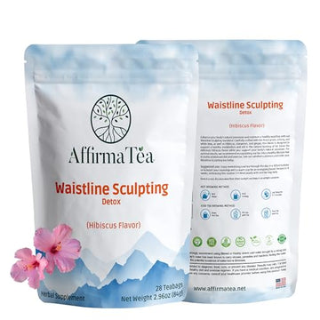 AffirmaTea Natural Detox Tea Blend - Laxative Free, Oolong Green Tea & Cinnamon AffirmaTeaUS supplements