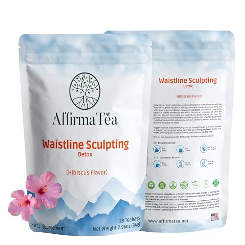 AffirmaTea Natural Detox Tea Blend - Laxative Free, Oolong Green Tea & Cinnamon AffirmaTeaUS supplements
