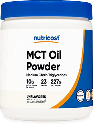 Nutricost Premium MCT Oil Powder .5LBS - Best For Keto, Ketosis, and Ketogenic Diets NutricostAu supplements