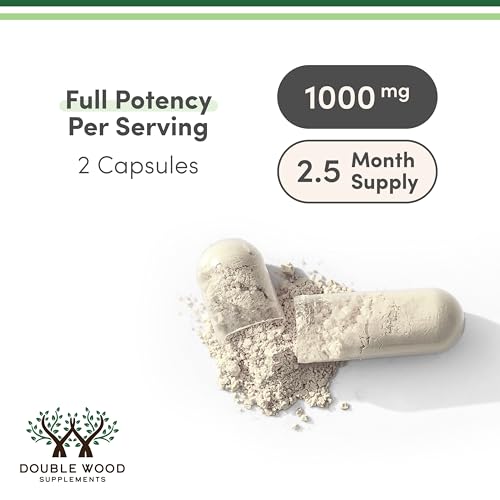 Acetyl L-Carnitine 1,000mg Per Serving, 150 Capsules (ALCAR for Brain Function Support, Memory, Attention, and Stamina) Acetyl L Carnitine That is Third Party Tested by Double Wood Double Wood SupplementsAu supplements