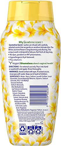 Vagisil Feminine Wash for Intimate Area Hygiene, Scentsitive Scents, pH Balanced and Gynecologist Tested VagisilAu supplements