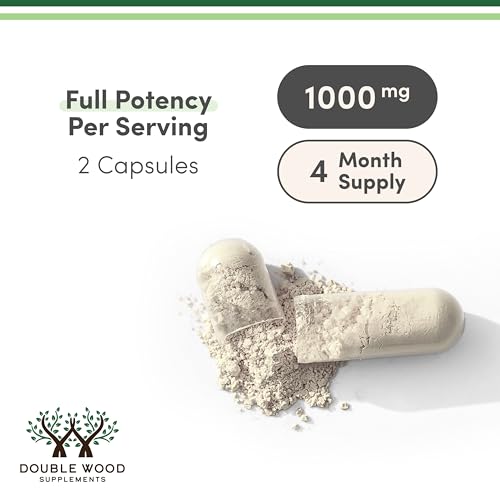 Boswellia Serrata - 240 Capsules (Max Strength 1,000mg of 65% Boswellic Acid Extract) Boswellia Extract Capsules (Joint Support Supplement for Joint Health) Third Party Tested by Double Wood Double Wood SupplementsAu supplements