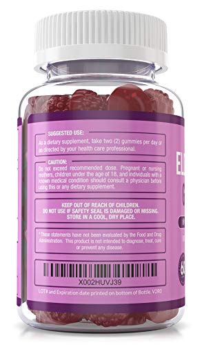 Premium Elderberry Gummies - Sambucus Elderberry Gummies for Adults - Black Elderber Purely OptimalUS supplements