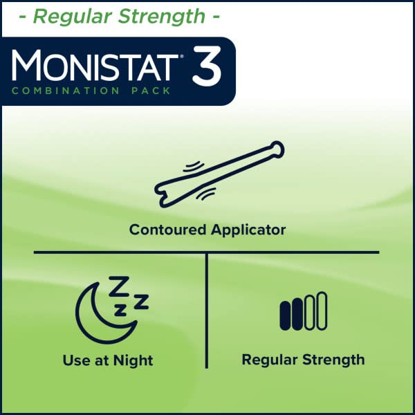 Monistat 3 Vaginal Antifungal Combination Pack - 3 Each, Pack of 2 MonistatAu supplements