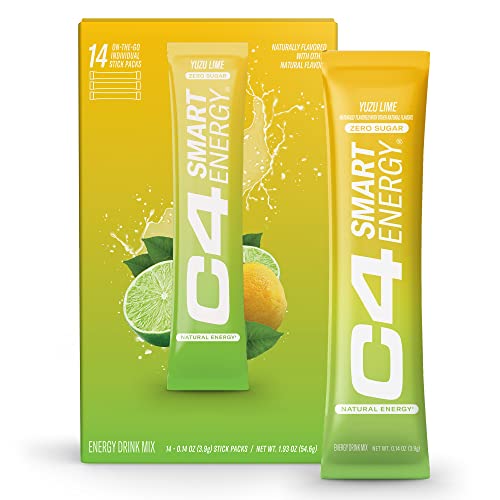C4 Smart Energy Powder Stick Packs - Sugar Free Performance Fuel & Nootropic Brain CellucorUS supplements