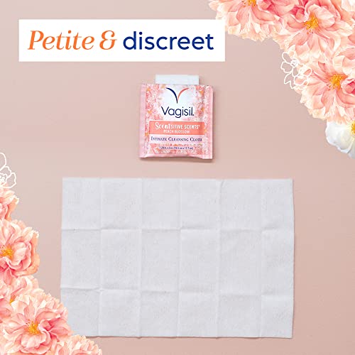 Vagisil Scentsitive Scents On-The-Go Feminine Cleansing Wipes, pH Balanced, Peach Blossom VagisilAu supplements