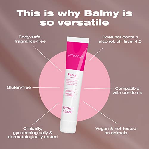 INTIMINA Balmy - Vaginal Moisturizer and Lubricant, Intimate Soothing and Moisturizing Cream INTIMINAAu supplements