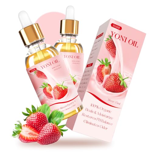 BASSI 2PCS Yoni Oil Organic Feminine Oil Vaginal Moisturizer - Ph Balance for Women - Feminine Deodorant BASSIAu supplements