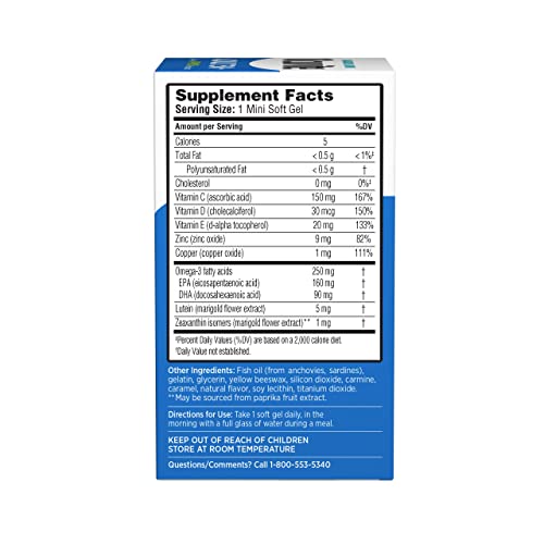 Ocuvite Eye Vitamin & Mineral Supplement, Contains Zinc, Vitamins C, E OcuviteUS supplements