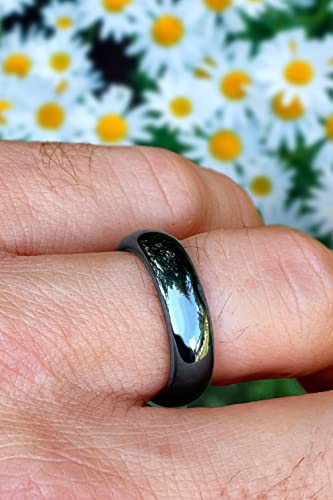 Genuine Magnetic Hematite Rings, 3 Rings in Each Order, Black Hematite Ring LUXSTRAAu supplements