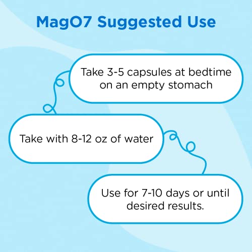 nbpure Mag O7 Oxygen Digestive System Cleanser Capsules, 180 Count nbpureUS supplements