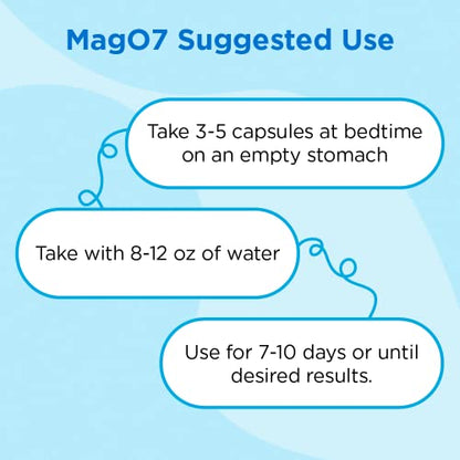 nbpure Mag O7 Oxygen Digestive System Cleanser Capsules, 180 Count nbpureUS supplements