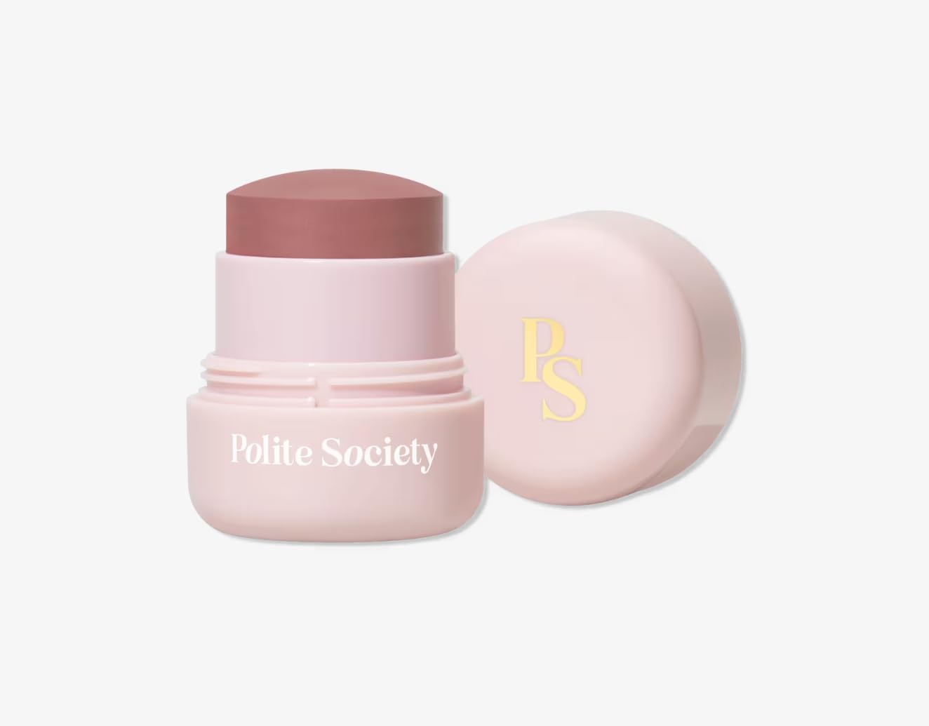 Polite Society Polite Pops Powder Blush Stick, Hybrid Cream to Powder Formula, Buildable Color with Coastal Plant and Vitamin E, Sydney flushed nude GenericAu supplements