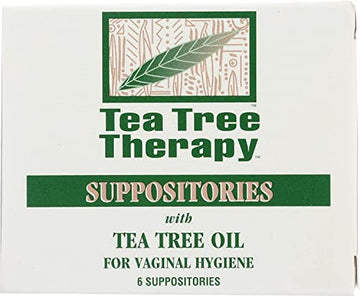 Tea Tree Therapy - Suppository with Tea Tree Oil For Vaginal Hygiene (2-Pack of 6) Tea Tree TherapyAu supplements