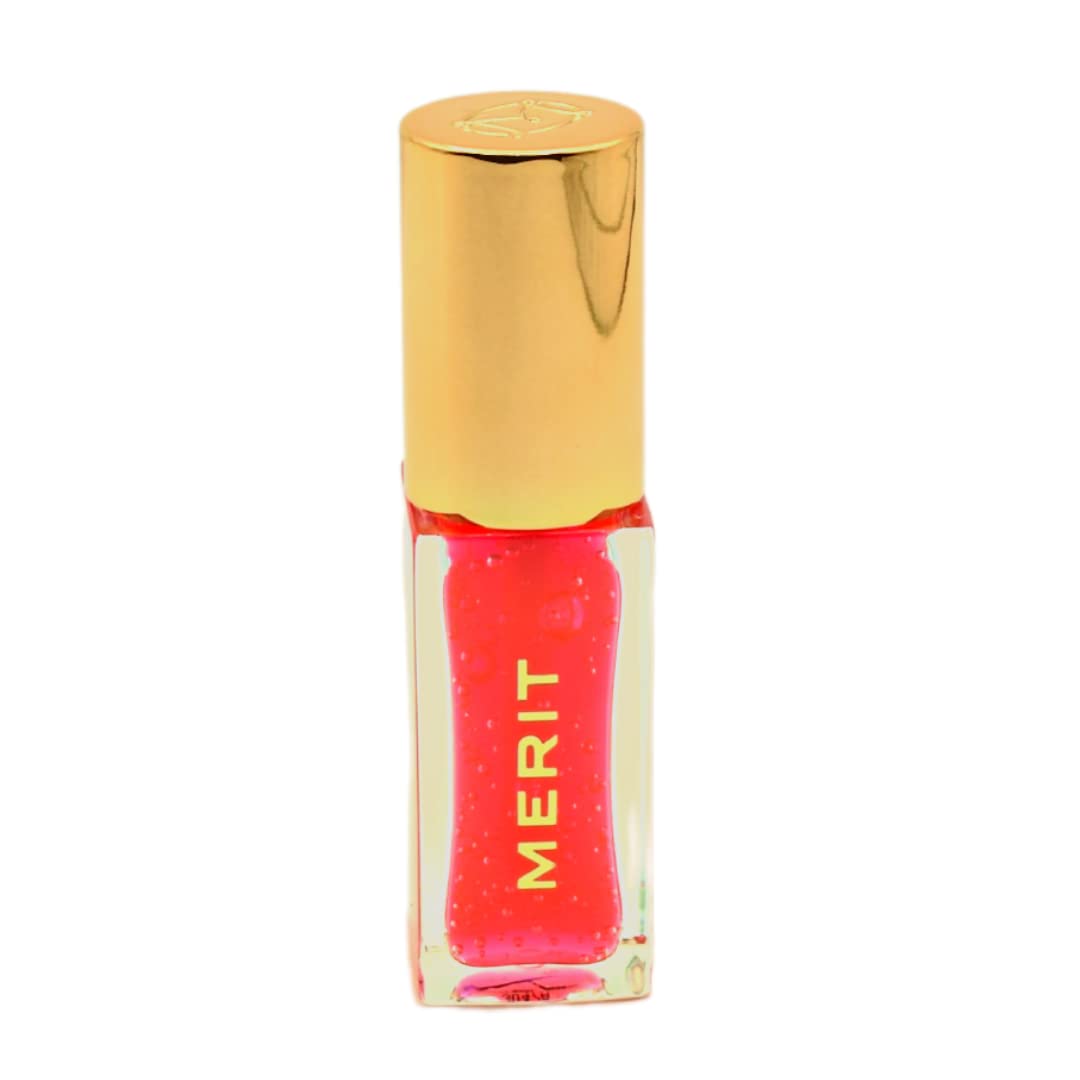 MERIT Shade Slick Gelée Sheer Tinted Lip Oil Les Deux MeritAu supplements